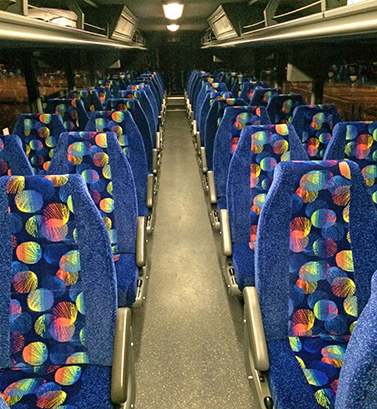 Photo of bus seating